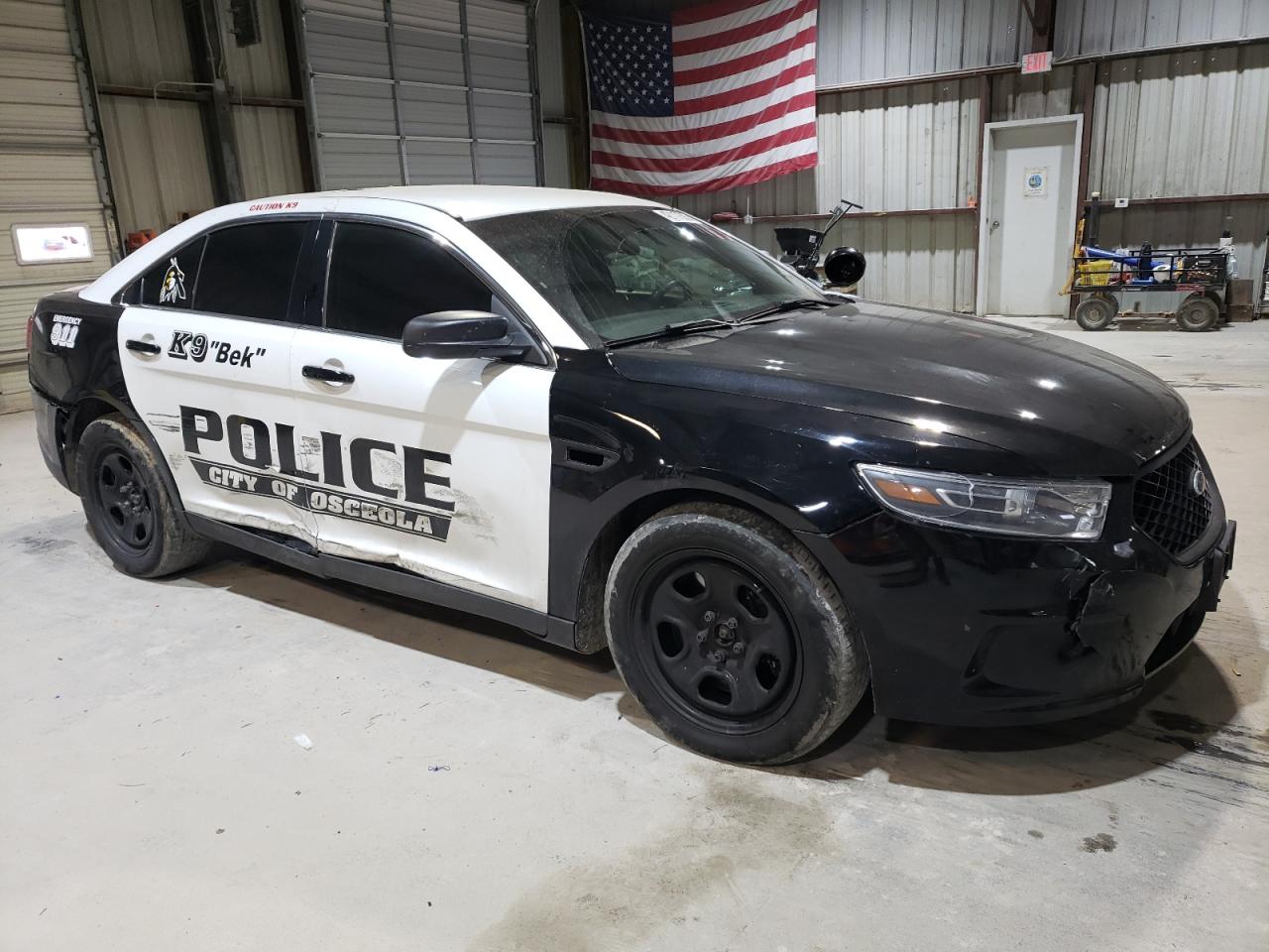 2016 Ford Taurus VIN 1FAHP2MK5GG109051 Copart auction photo, side / front end damage thumbnail 4