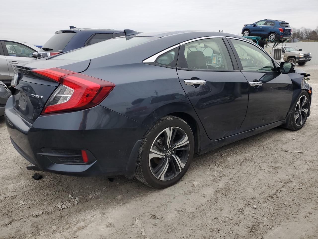 2018 Honda Civic VIN JHMFC1F99JX024365 Copart auction photo, front end damage thumbnail 3