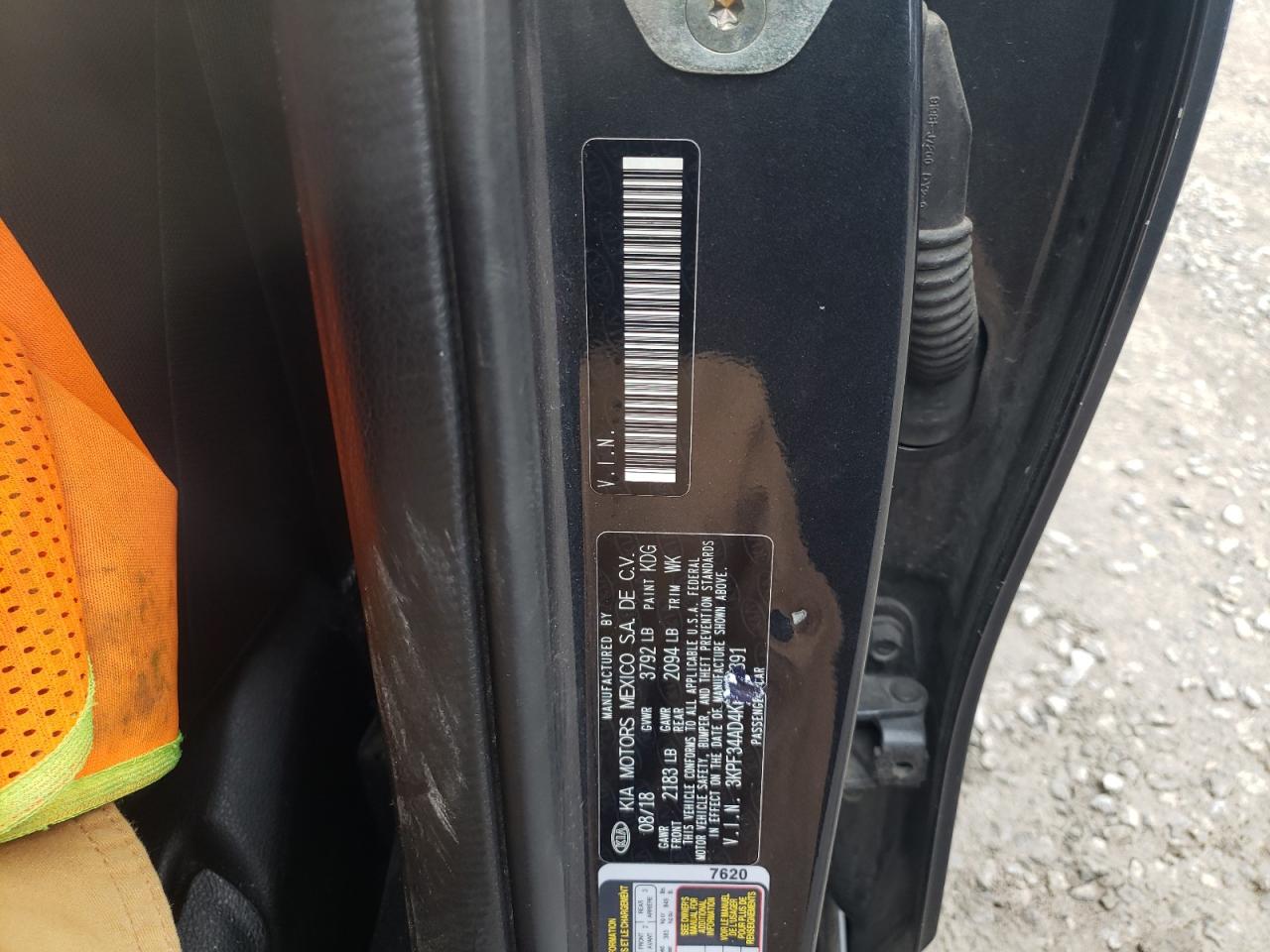 2019 KIA Forte VIN 3KPF34AD4KE021891 Copart auction photo, rear end damage thumbnail 12
