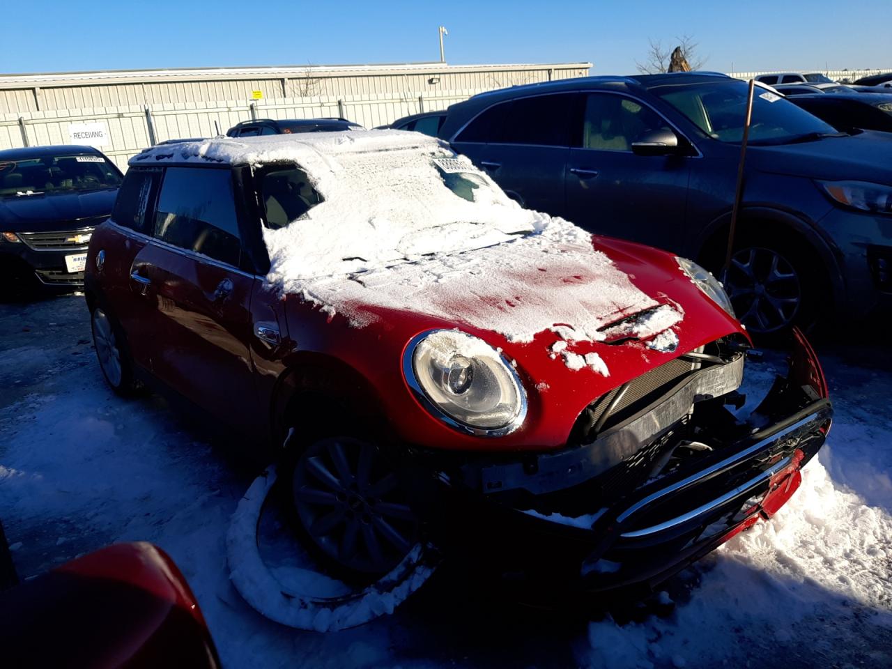 2017 MINI Cooper VIN WMWXP7C33H3B94610 Copart auction photo, front end damage thumbnail 4