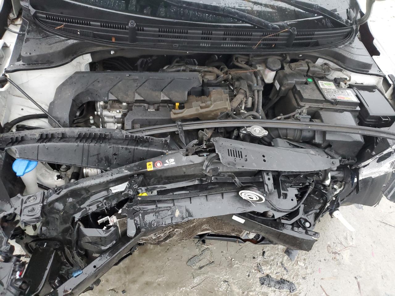 2021 KIA Rio VIN 3KPA24AD3ME378785 Copart auction photo, front end damage thumbnail 11