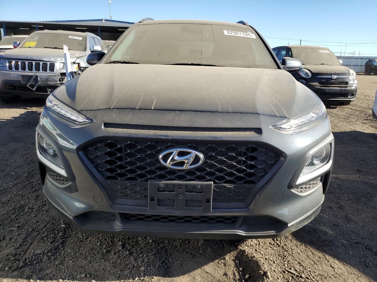 2021 Hyundai Kona VIN KM8K2CAA9MU729121 Copart auction photo, rear end damage thumbnail 5