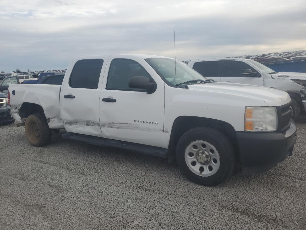 2011 Chevrolet Silverado VIN 3GCPKPEA0BG306343 Copart auction photo, side damage thumbnail 4