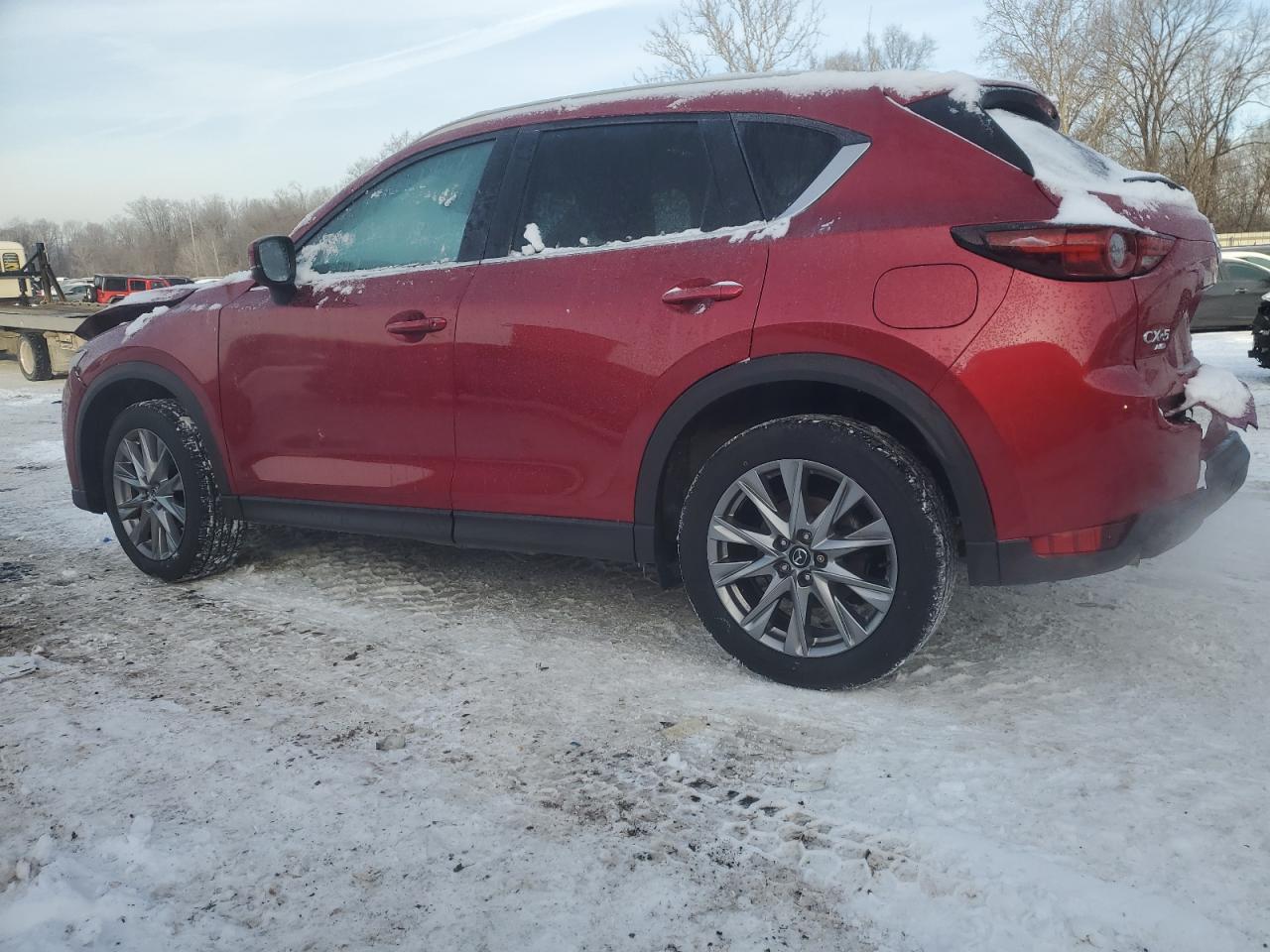 2021 Mazda CX-5 VIN JM3KFBDM0M1488079 Copart auction photo, front end / rear end damage thumbnail 2