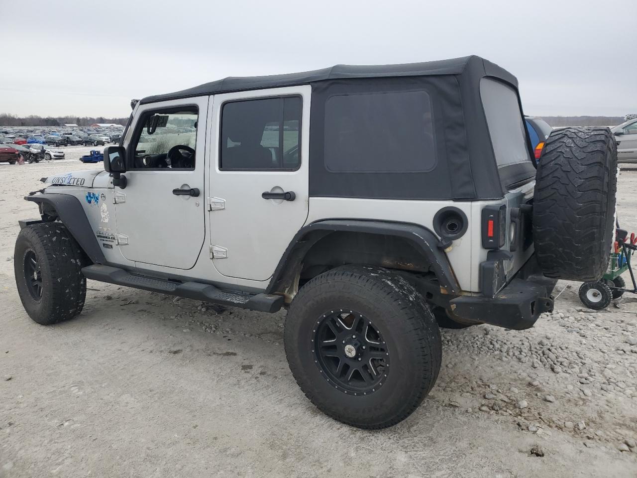 2012 Jeep Wrangler VIN 1C4BJWEG6CL223032 Copart auction photo, burn - engine damage thumbnail 2