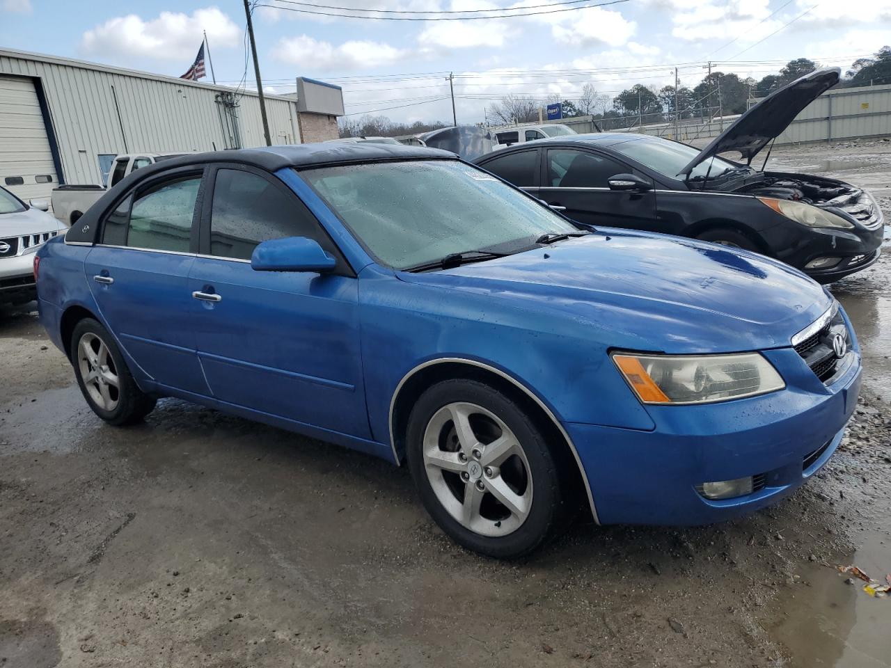 2007 Hyundai Sonata VIN 5NPEU46F07H194782 Copart auction photo, front end / minor dent/scratches damage thumbnail 4