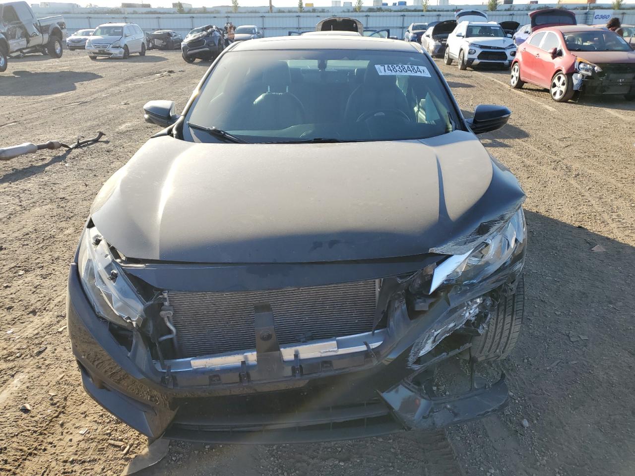 2018 Honda Civic VIN 2HGFC3B78JH354425 Copart auction photo, front end / rear end damage thumbnail 5