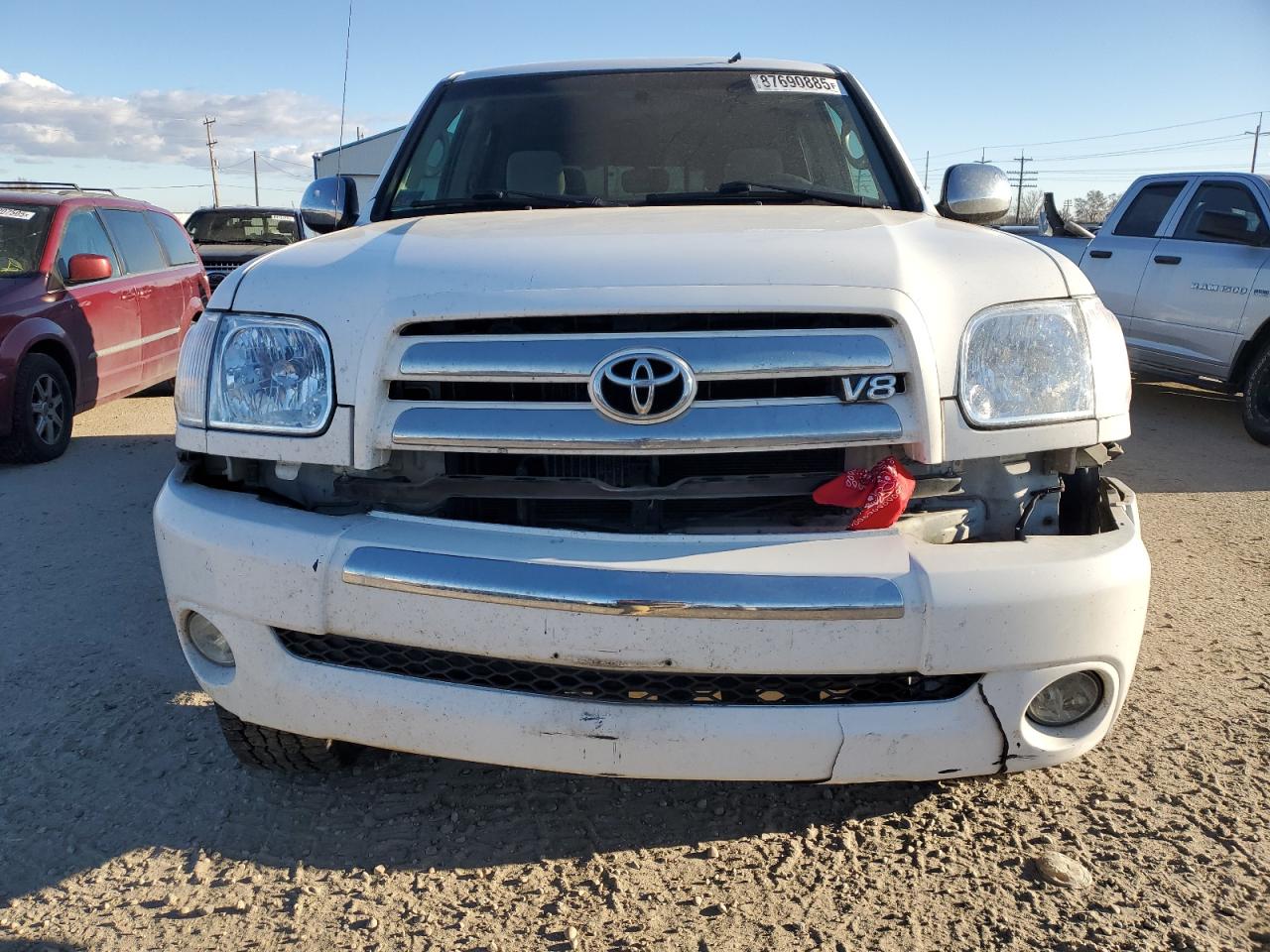 2006 Toyota Tundra VIN 5TBDT44176S513943 Copart auction photo, undercarriage / front end damage thumbnail 5