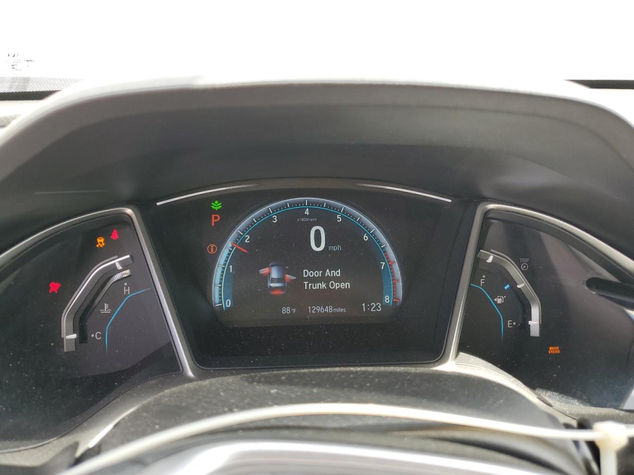 2016 Honda Civic VIN 19XFC2F75GE032509 Copart auction photo, rear end / side damage thumbnail 9