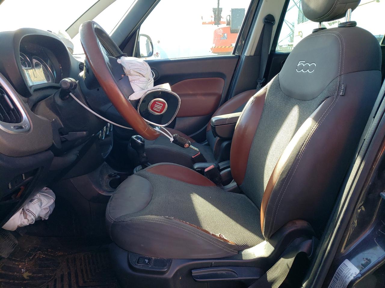 2014 Fiat 500 VIN ZFBCFADH7EZ012332 Copart auction photo, front end damage thumbnail 7