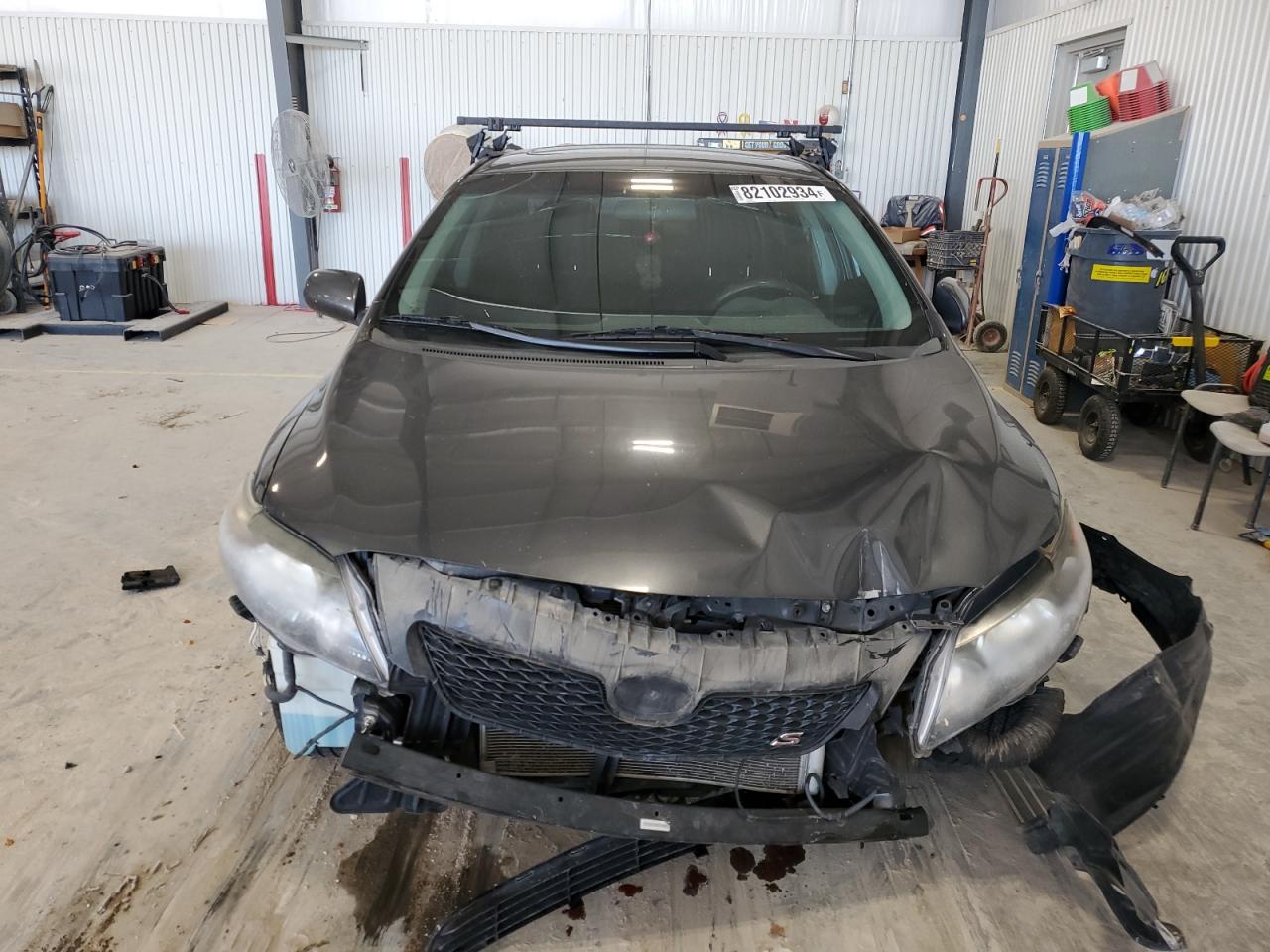 2009 Toyota Corolla VIN 1NXBU40E69Z058986 Copart auction photo, all over damage thumbnail 5