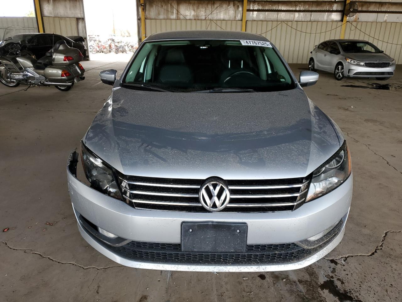 2015 Volkswagen Passat VIN 1VWAS7A32FC114067 Copart auction photo, front end / side damage thumbnail 5