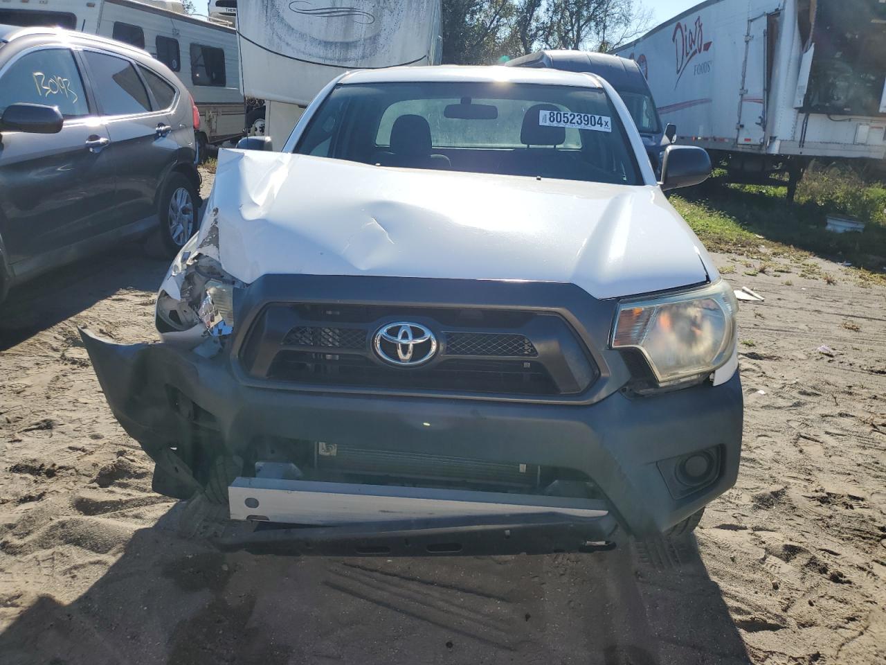 2015 Toyota Tacoma VIN 5TFTX4CN9FX065758 Copart auction photo, front end / side damage thumbnail 5