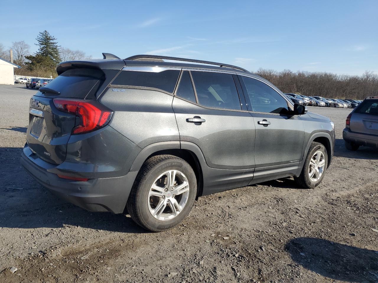 2019 GMC Terrain VIN 3GKALTEV2KL210322 Copart auction photo, rear end / side damage thumbnail 3