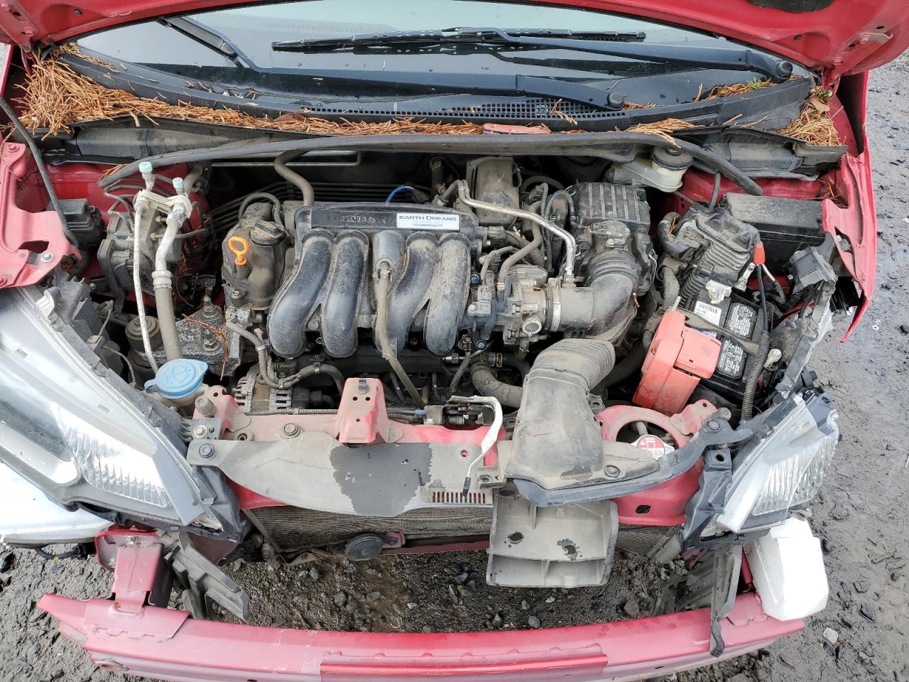2016 Honda Fit VIN JHMGK5H59GX017000 Copart auction photo, front end / rear end damage thumbnail 11