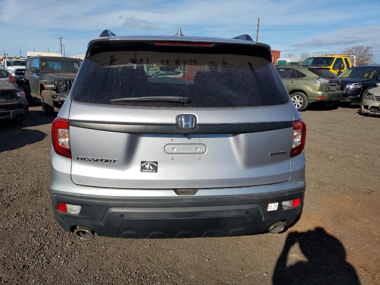 2020 Honda Passport VIN 5FNYF7H95LB006508 Copart auction photo, front end damage thumbnail 6