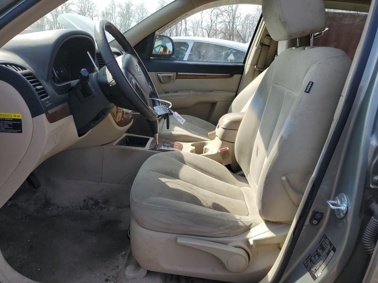 2009 Hyundai Santa Fe VIN 5NMSG13D39H286318 Copart auction photo, minor dent/scratches damage thumbnail 7