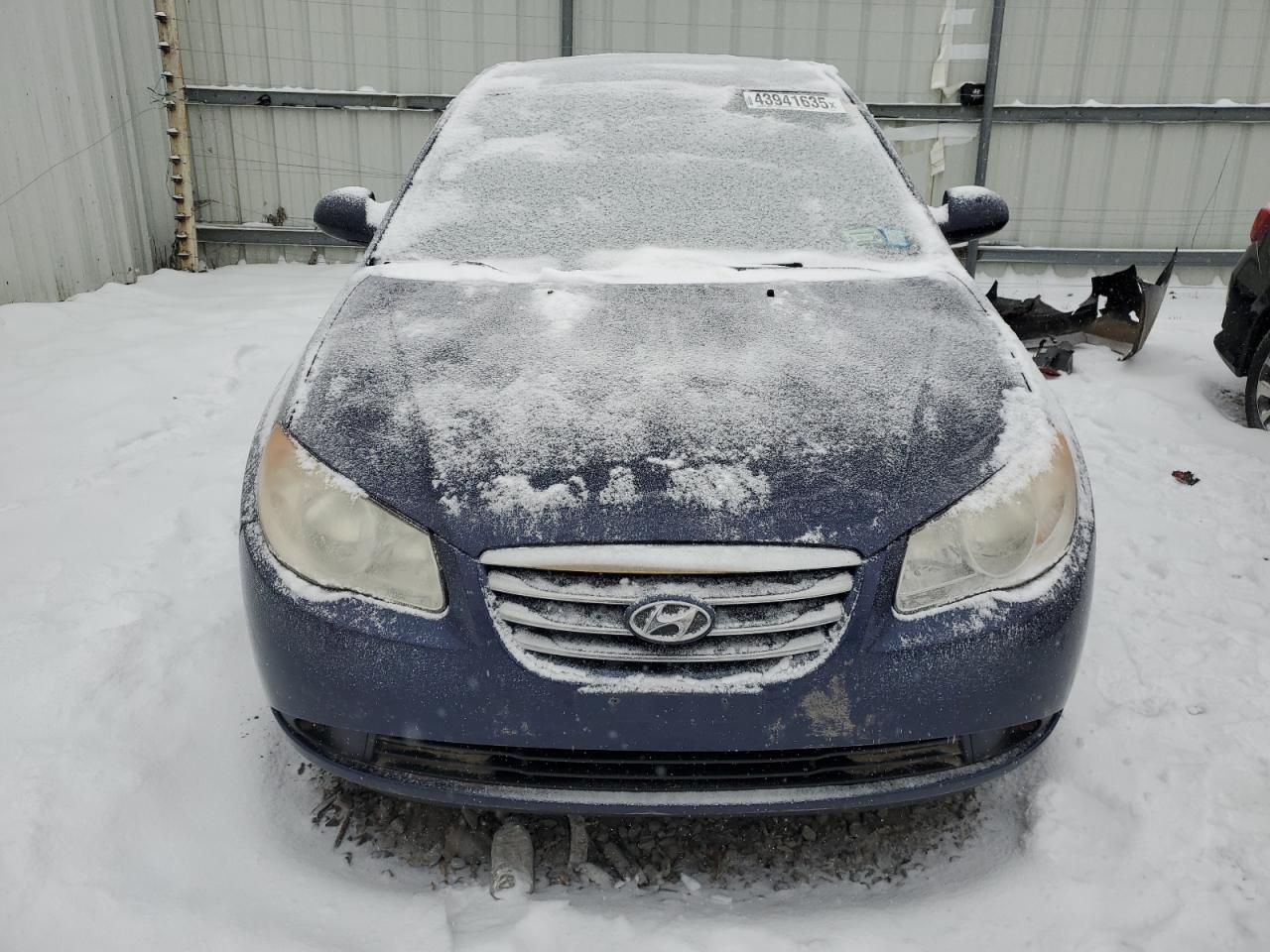 2010 Hyundai Elantra VIN KMHDU4AD8AU144660 Copart auction photo, rear end damage thumbnail 5