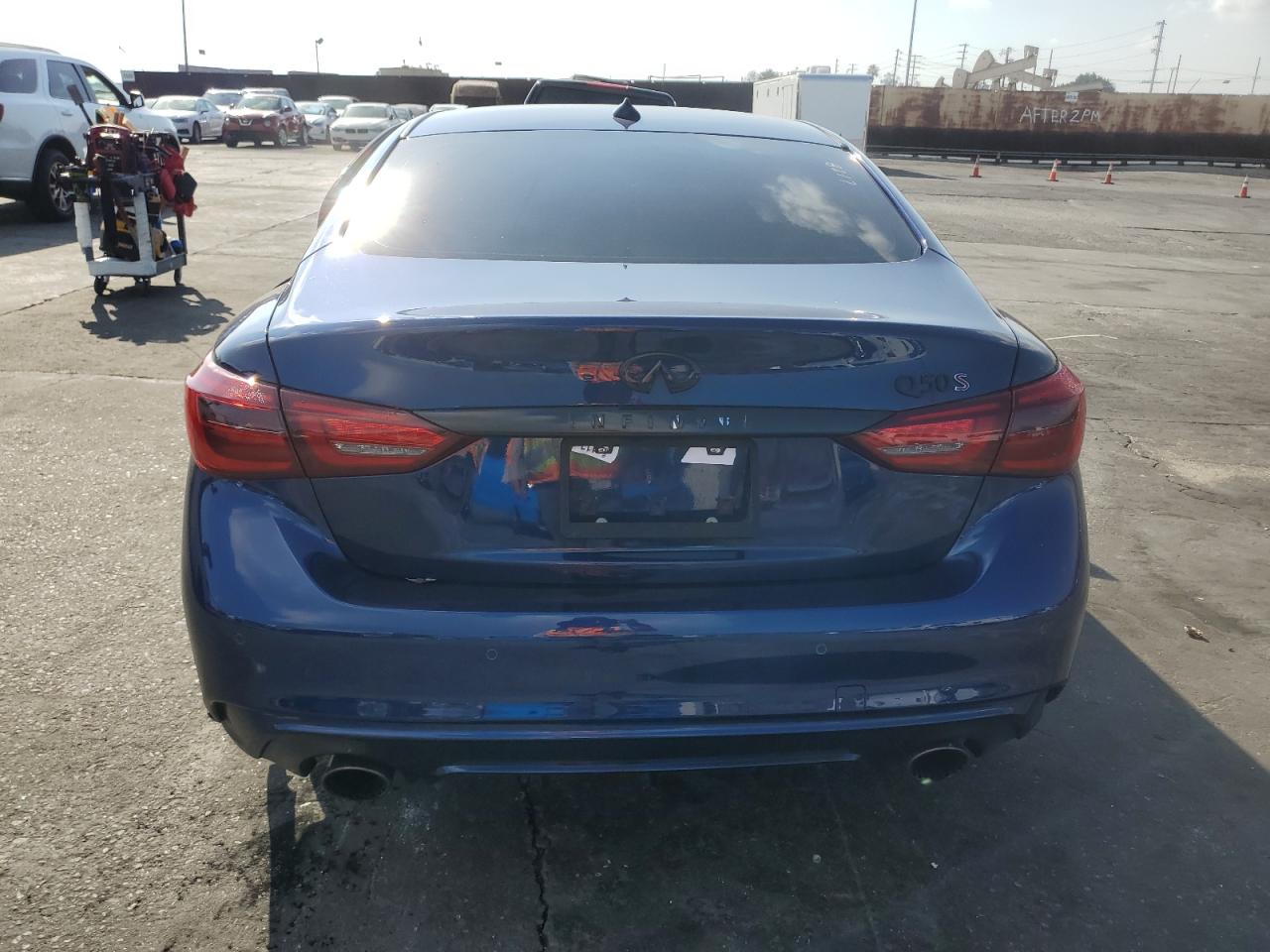 2018 Infiniti Q50 VIN JN1FV7AP3JM461691 Copart auction photo, all over damage thumbnail 6