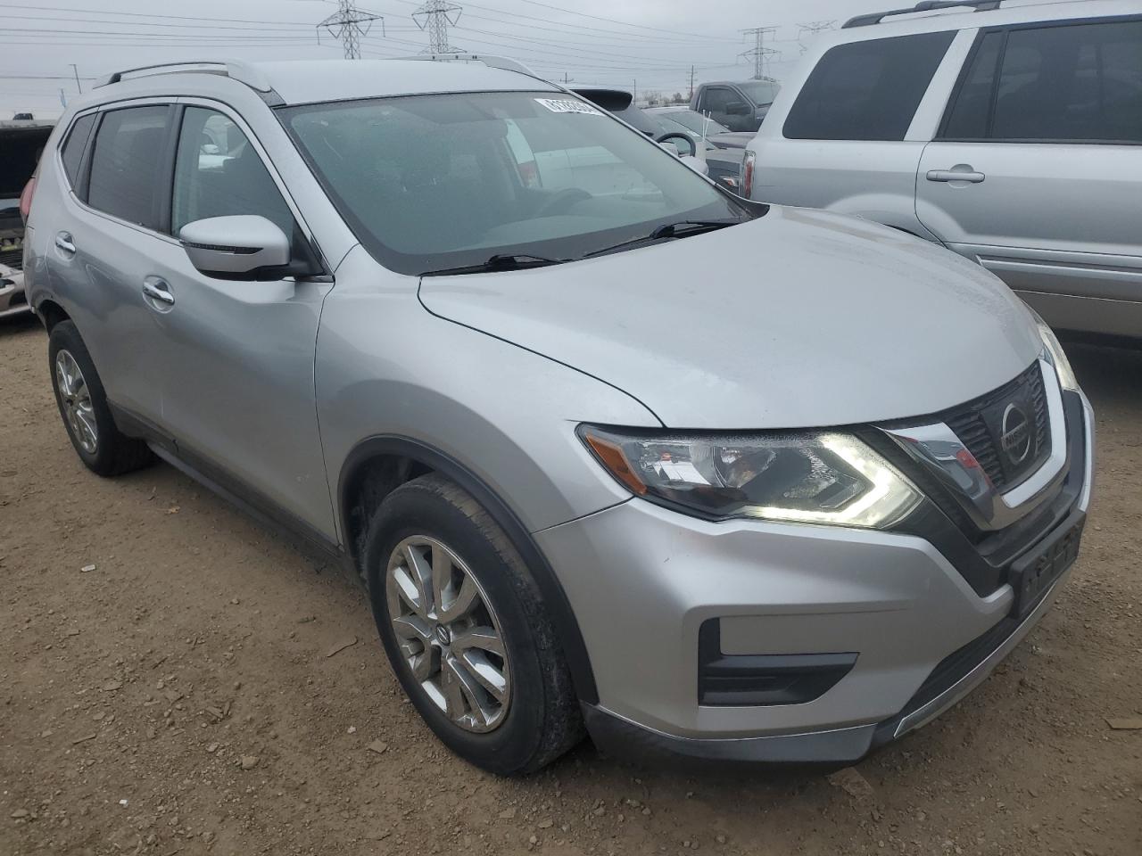 2017 Nissan Rogue VIN KNMAT2MT6HP587416 Copart auction photo, rear end / front end damage thumbnail 4