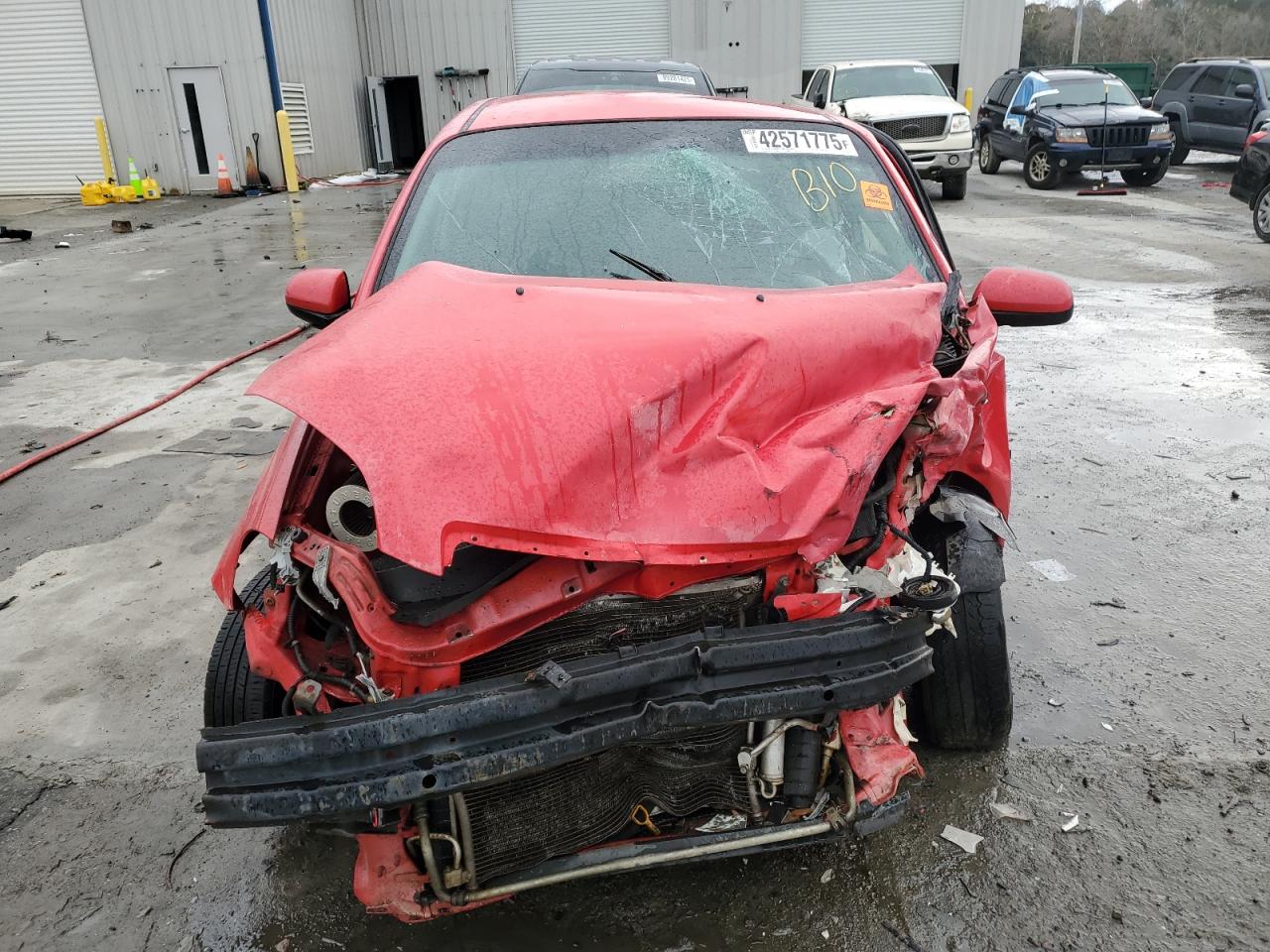 2007 Chevrolet Aveo VIN KL1TD56617B188785 Copart auction photo, front end damage thumbnail 5