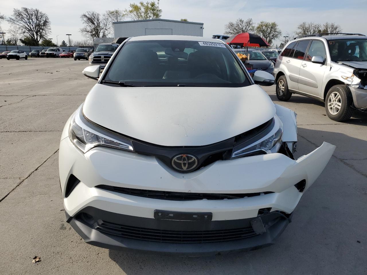 2019 Toyota C-HR VIN JTNKHMBX3K1036759 Copart auction photo, front end / side damage thumbnail 5