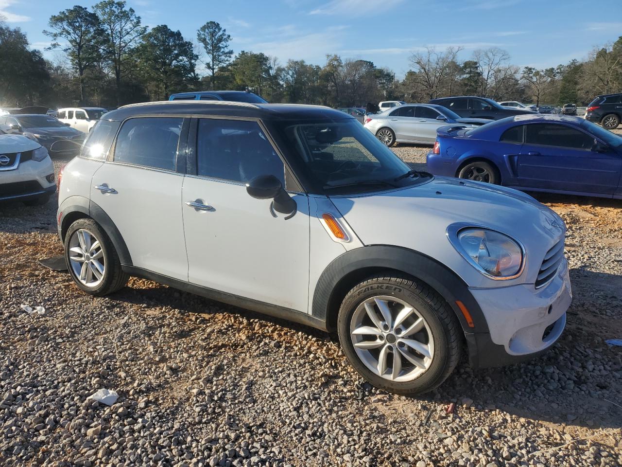 2012 MINI Cooper VIN WMWZB3C54CWM04234 Copart auction photo, front end damage thumbnail 4