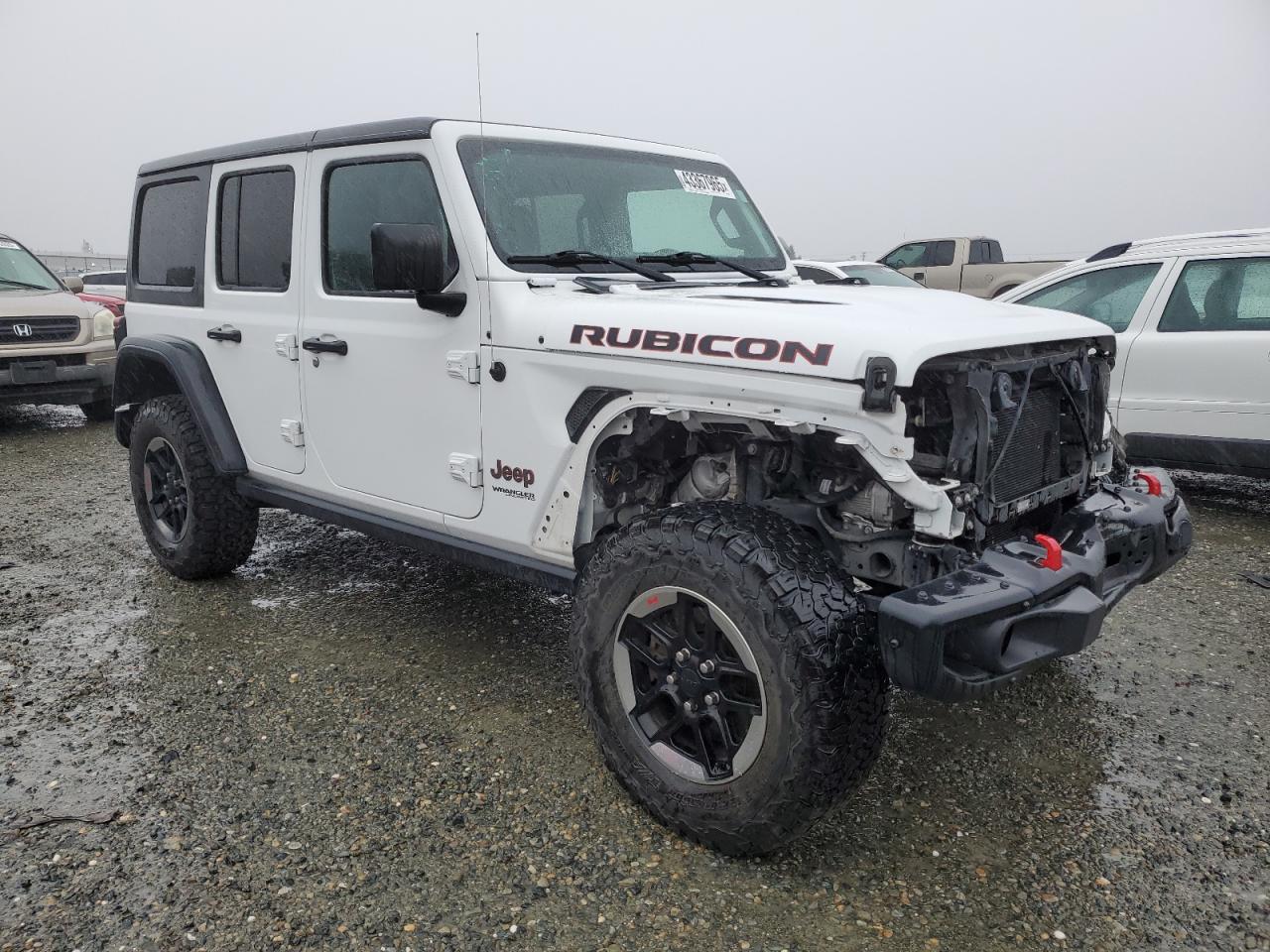 2018 Jeep Wrangler VIN 1C4HJXFGXJW214313 Copart auction photo, front end damage thumbnail 4