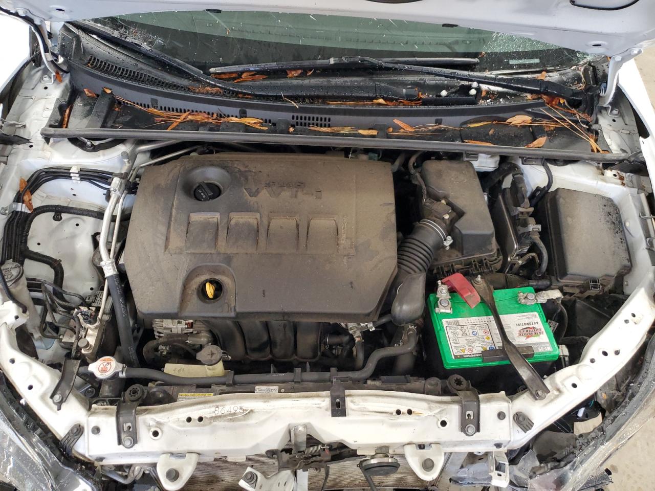 2019 Toyota Corolla VIN 2T1BURHEXKC208302 Copart auction photo, side / front end damage thumbnail 11