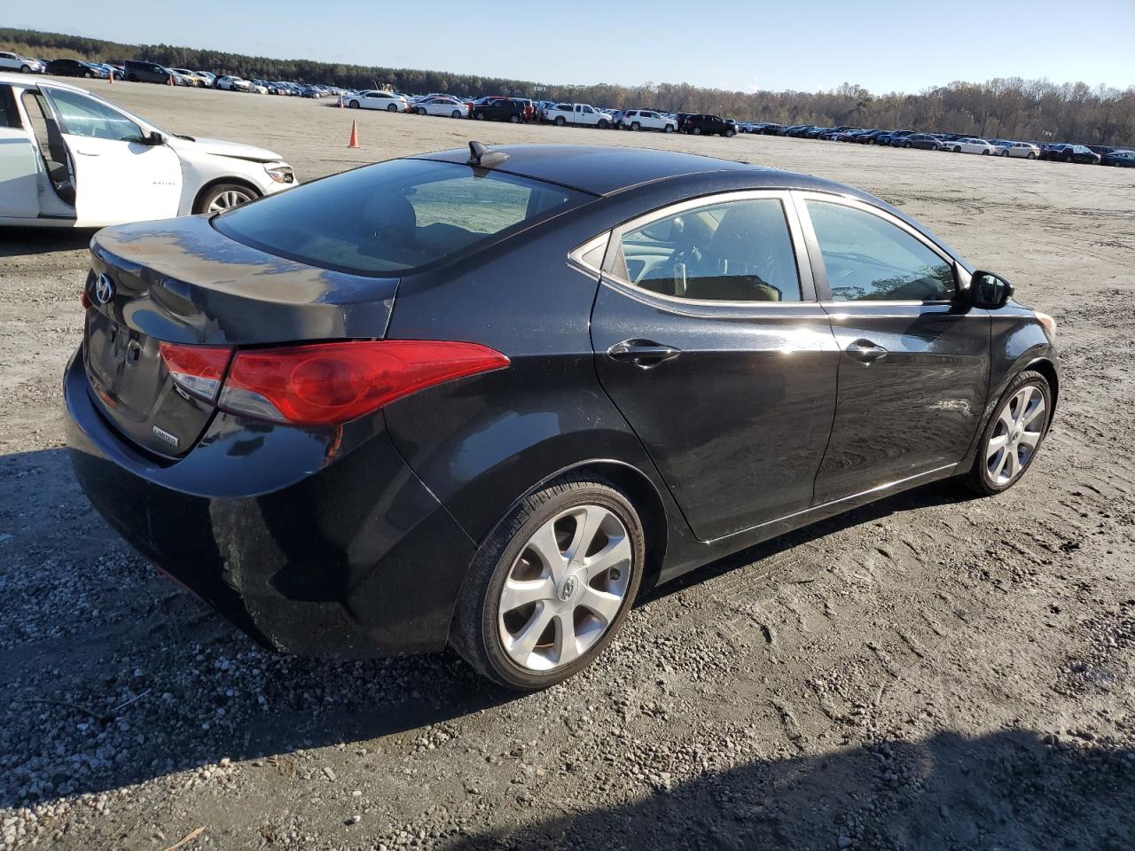 2012 Hyundai Elantra VIN 5NPDH4AE0CH082590 Copart auction photo, water/flood damage thumbnail 3