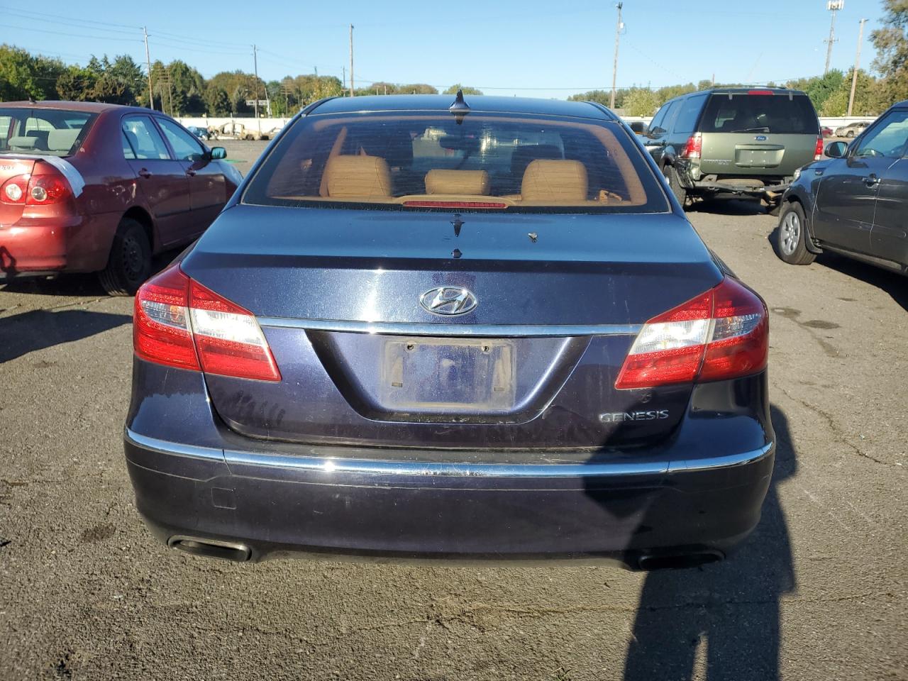 2012 Hyundai Genesis VIN KMHGC4DD6CU178613 Copart auction photo, front end damage thumbnail 6