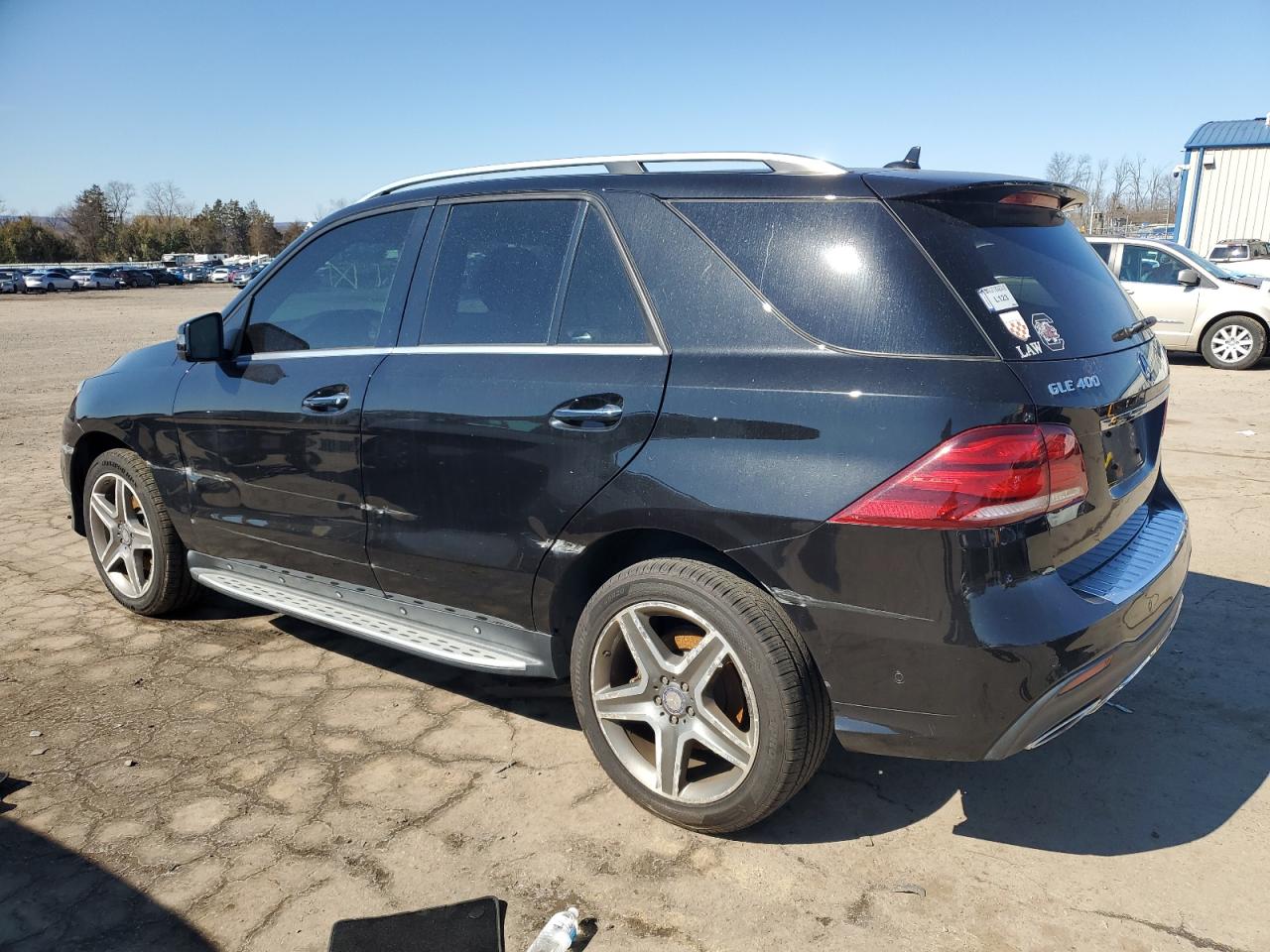 2016 Mercedes-Benz GLE VIN 4JGDA5GB8GA799805 Copart auction photo, rear end / side damage thumbnail 2