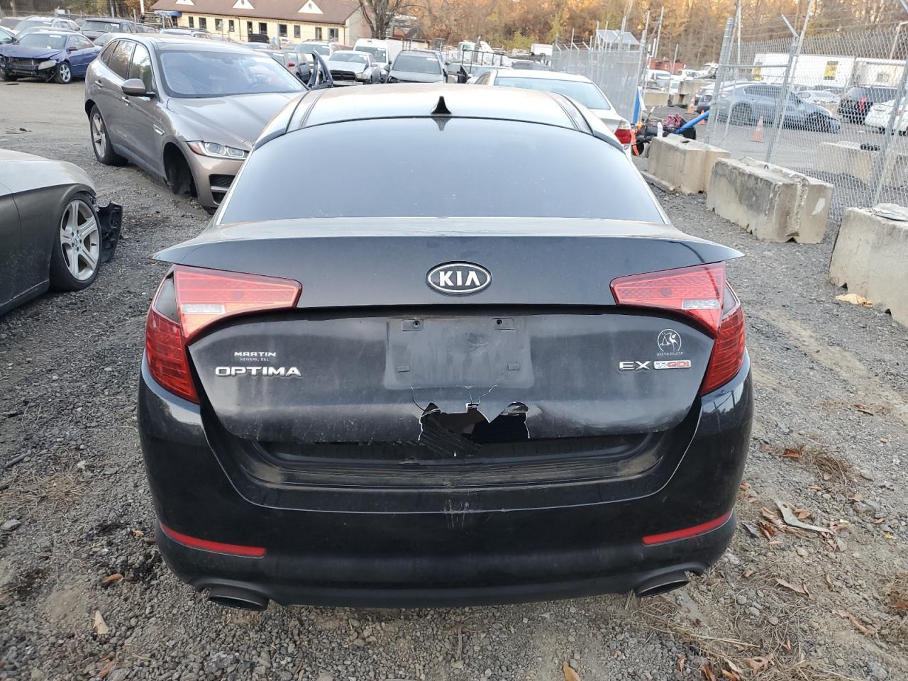 2011 KIA Optima VIN KNAGN4A66B5157383 Copart auction photo, burn - engine damage thumbnail 6