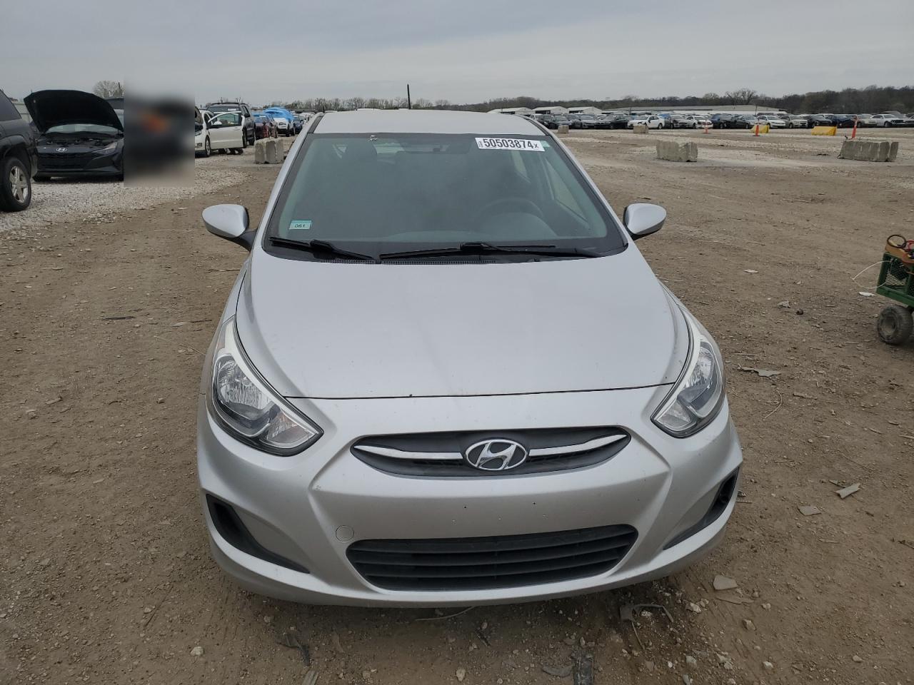 2017 Hyundai Accent VIN KMHCT5AE5HU307093 Copart auction photo, hail damage thumbnail 5