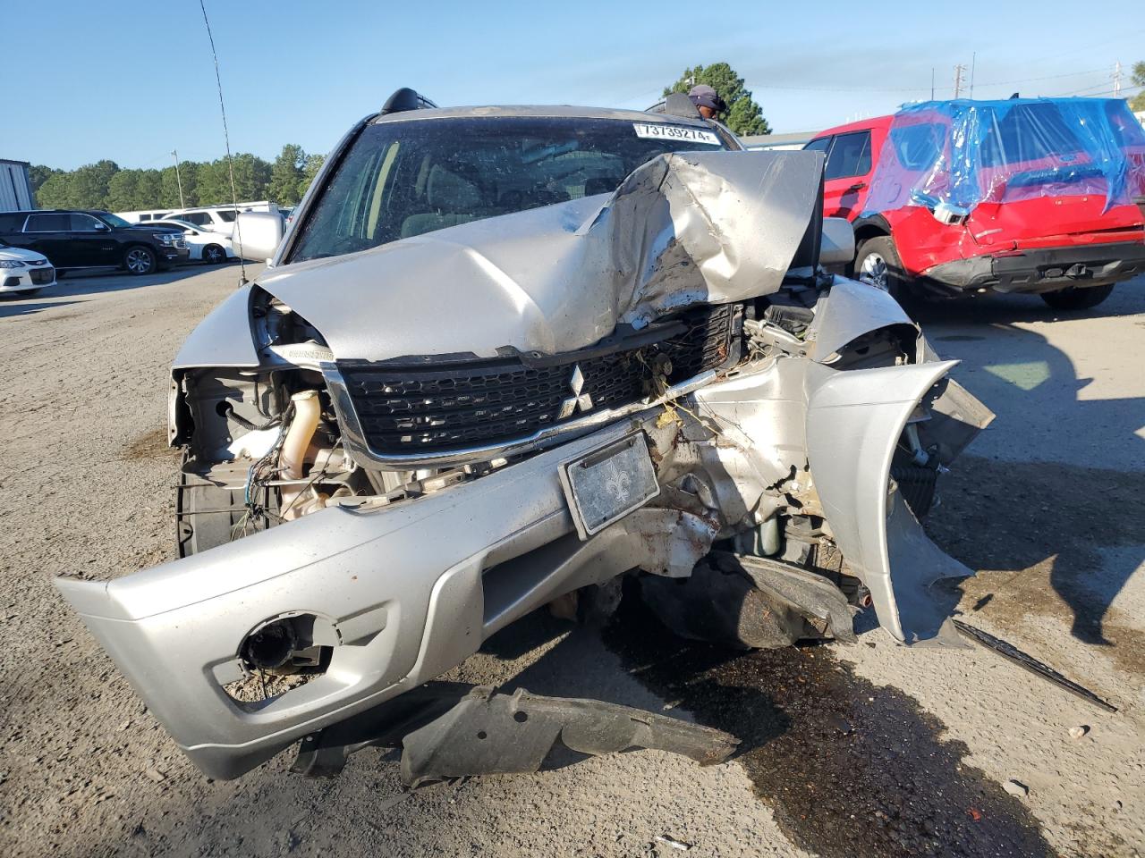 2011 Mitsubishi Endeavor VIN 4A4JN2AS6BE035044 Copart auction photo, front end damage thumbnail 5