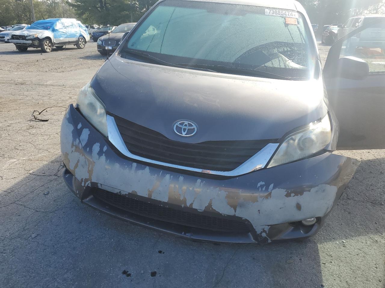2012 Toyota Sienna VIN 5TDKK3DC4CS213656 Copart auction photo, all over damage thumbnail 13