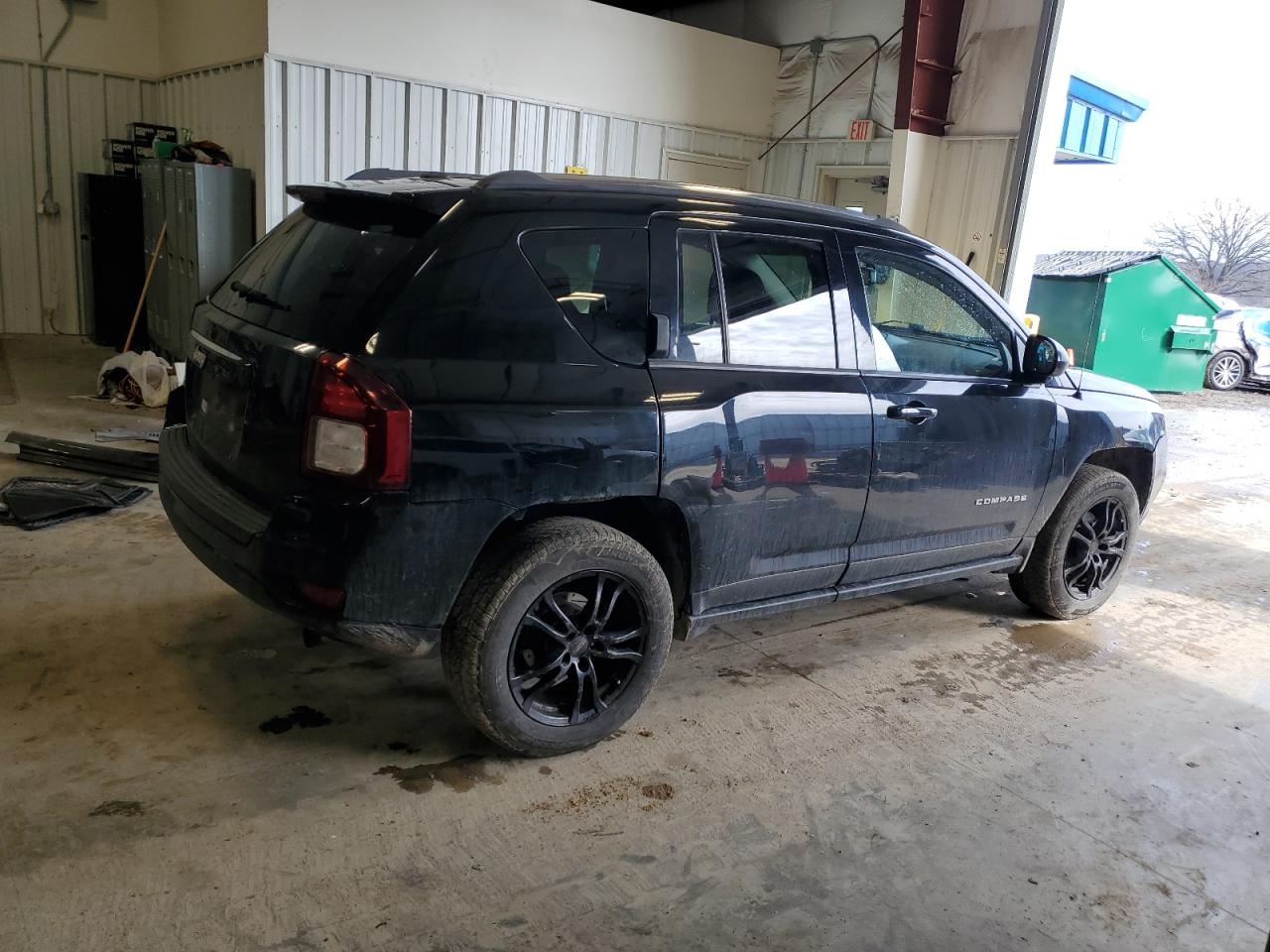 2016 Jeep Compass VIN 1C4NJDBB8GD756266 Copart auction photo, front end / side damage thumbnail 3