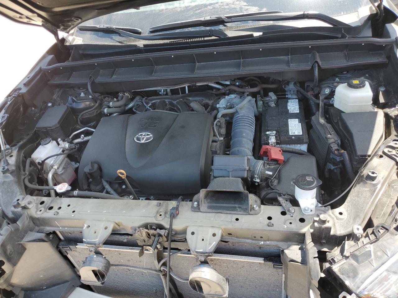2022 Toyota Highlander VIN 5TDZZRAHXNS553233 Copart auction photo, rear end / front end damage thumbnail 12