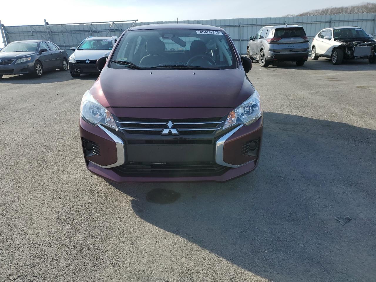 2022 Mitsubishi Mirage VIN ML32AUHJ3NH007160 Copart auction photo, side damage thumbnail 5