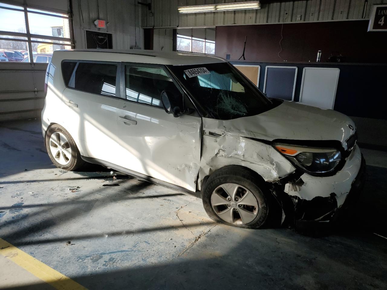 2016 KIA Soul VIN KNDJN2A24G7278712 Copart auction photo, all over damage thumbnail 4