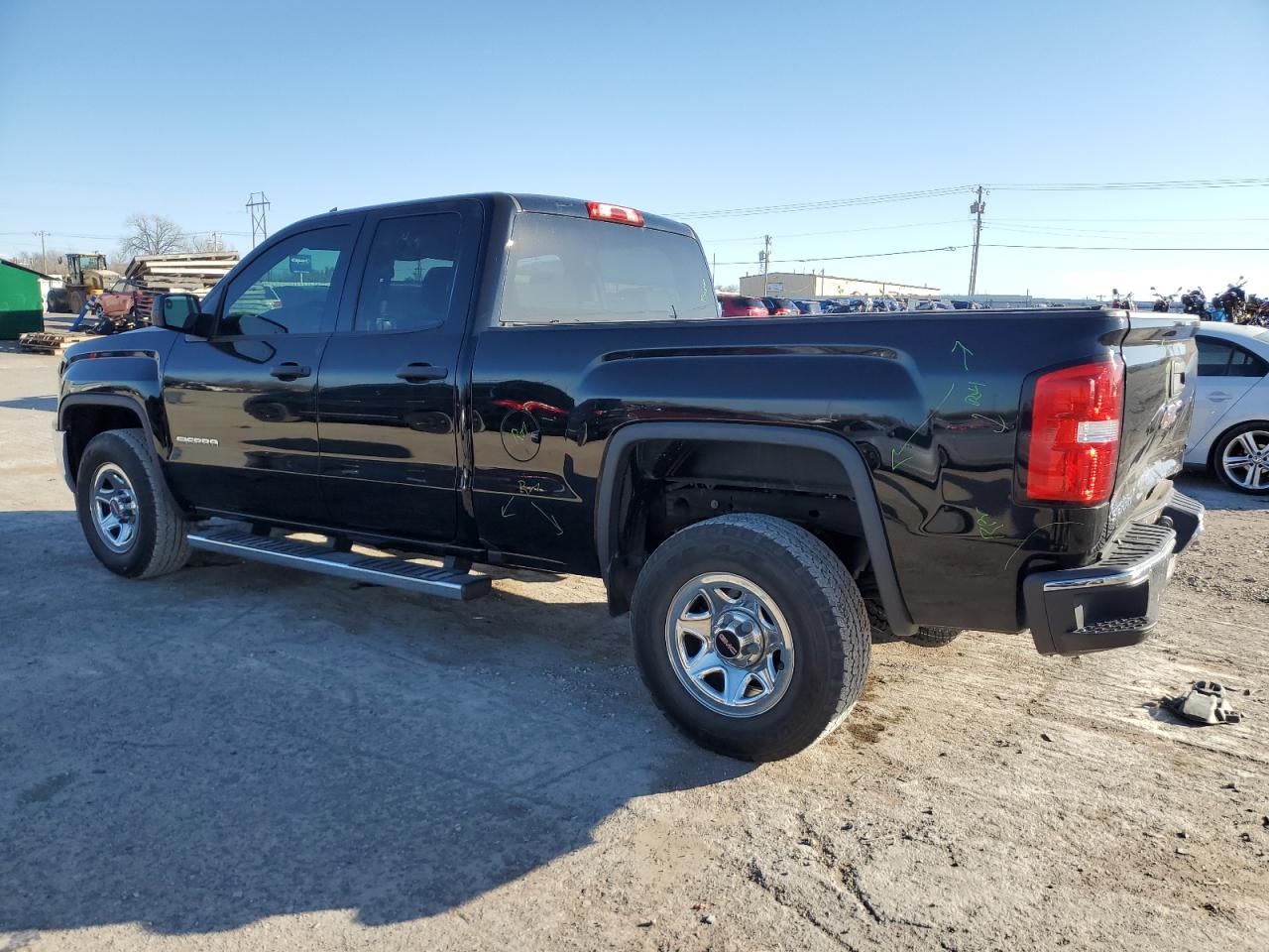 2018 GMC Sierra VIN 1GTR1LEC6JZ374666 Copart auction photo, rear end / minor dent/scratches damage thumbnail 2