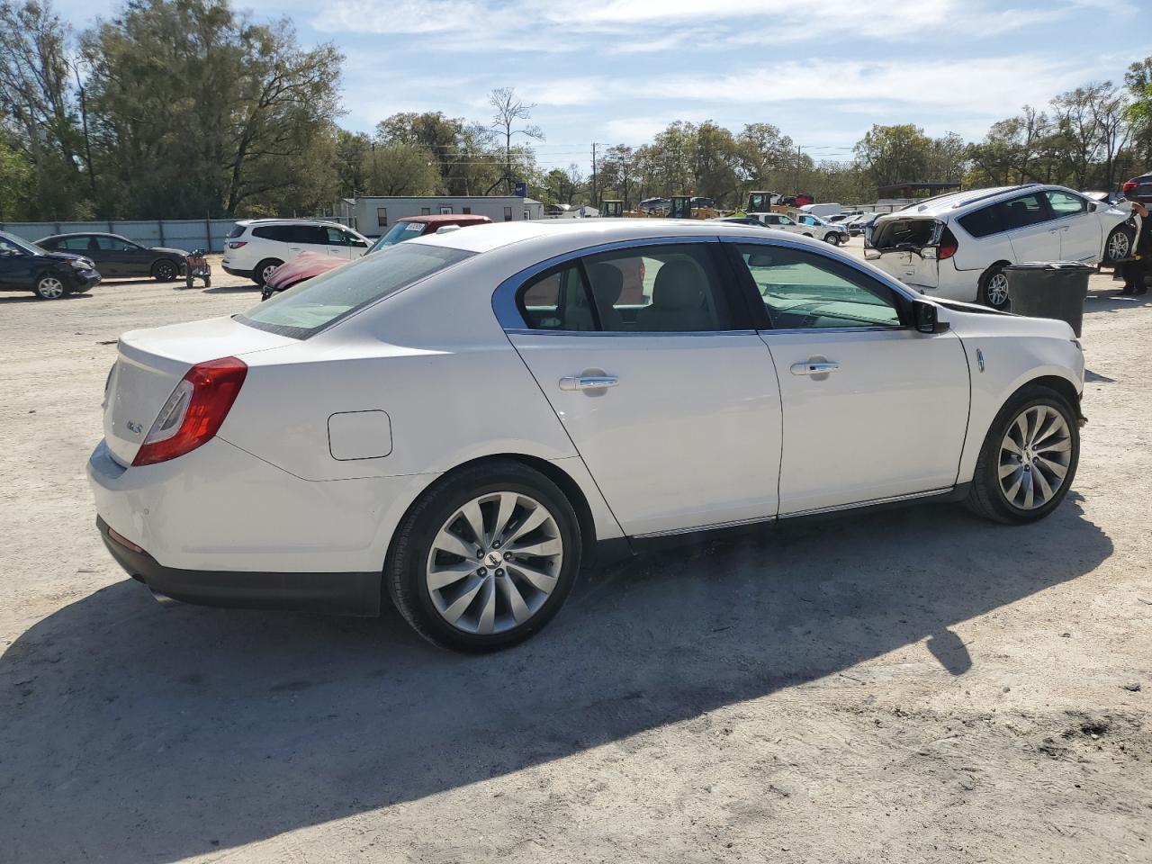 2014 Lincoln MKS VIN 1LNHL9DKXEG602280 Copart auction photo, front end damage thumbnail 3