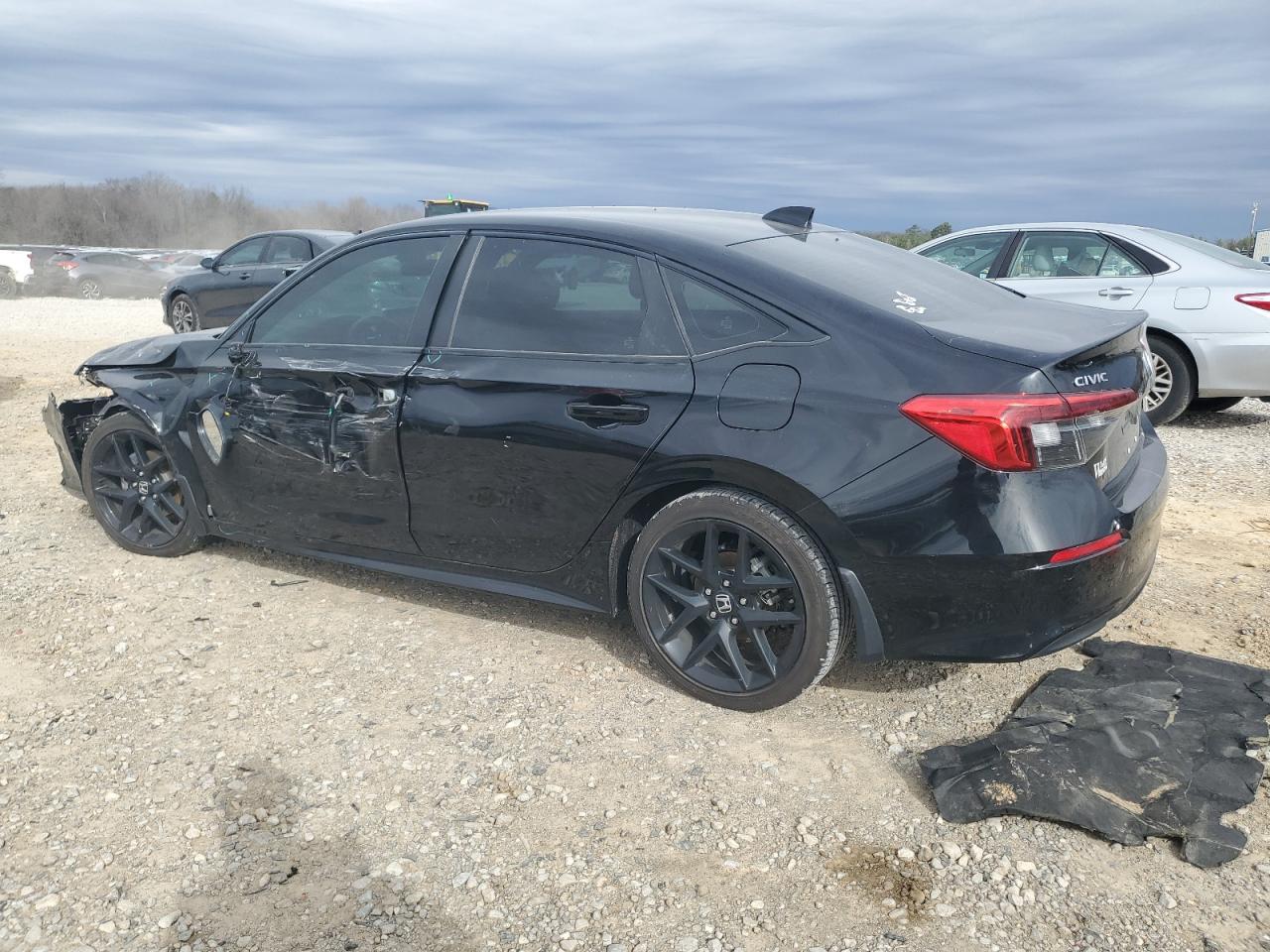2023 Honda Civic VIN 2HGFE2F50PH507756 Copart auction photo, side / front end damage thumbnail 2