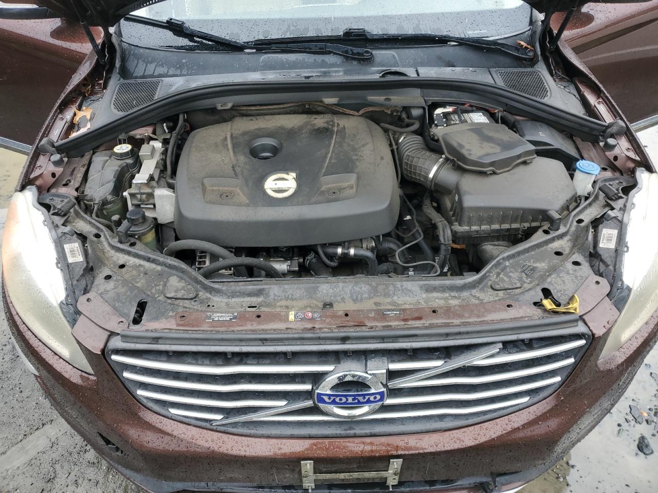 2015 Volvo XC60 VIN YV449MDK4F2664550 Copart auction photo, rear end damage thumbnail 12