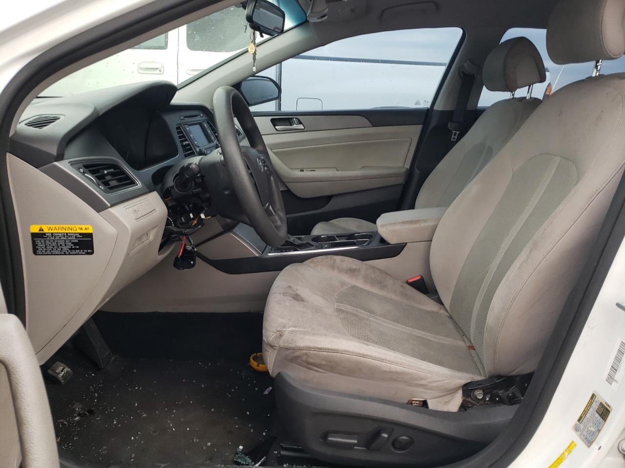 2015 Hyundai Sonata VIN 5NPE24AF9FH218217 Copart auction photo, vandalism / front end damage thumbnail 7