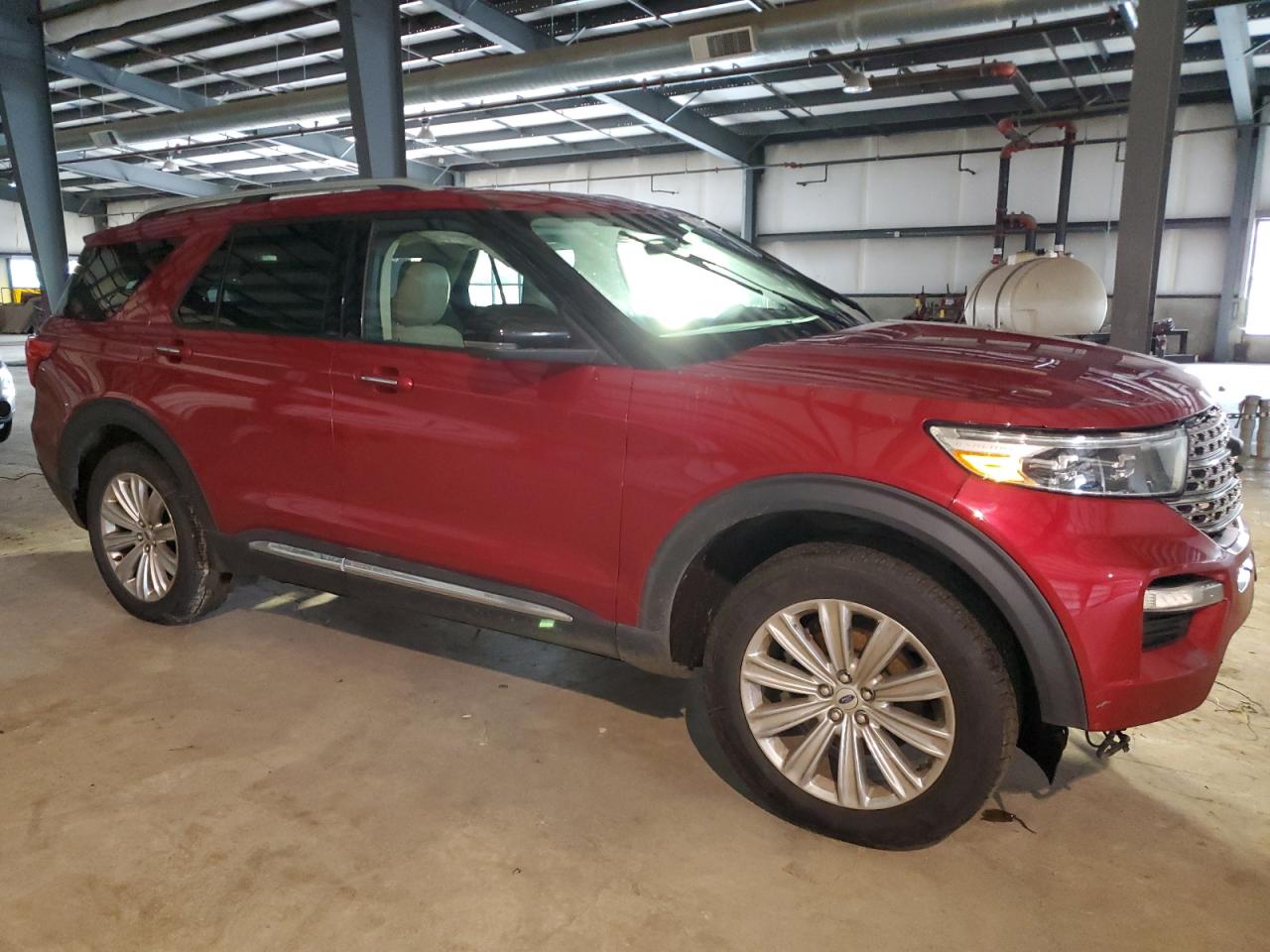 2020 Ford Explorer VIN 1FMSK8FH4LGB40042 Copart auction photo, undercarriage / all over damage thumbnail 4