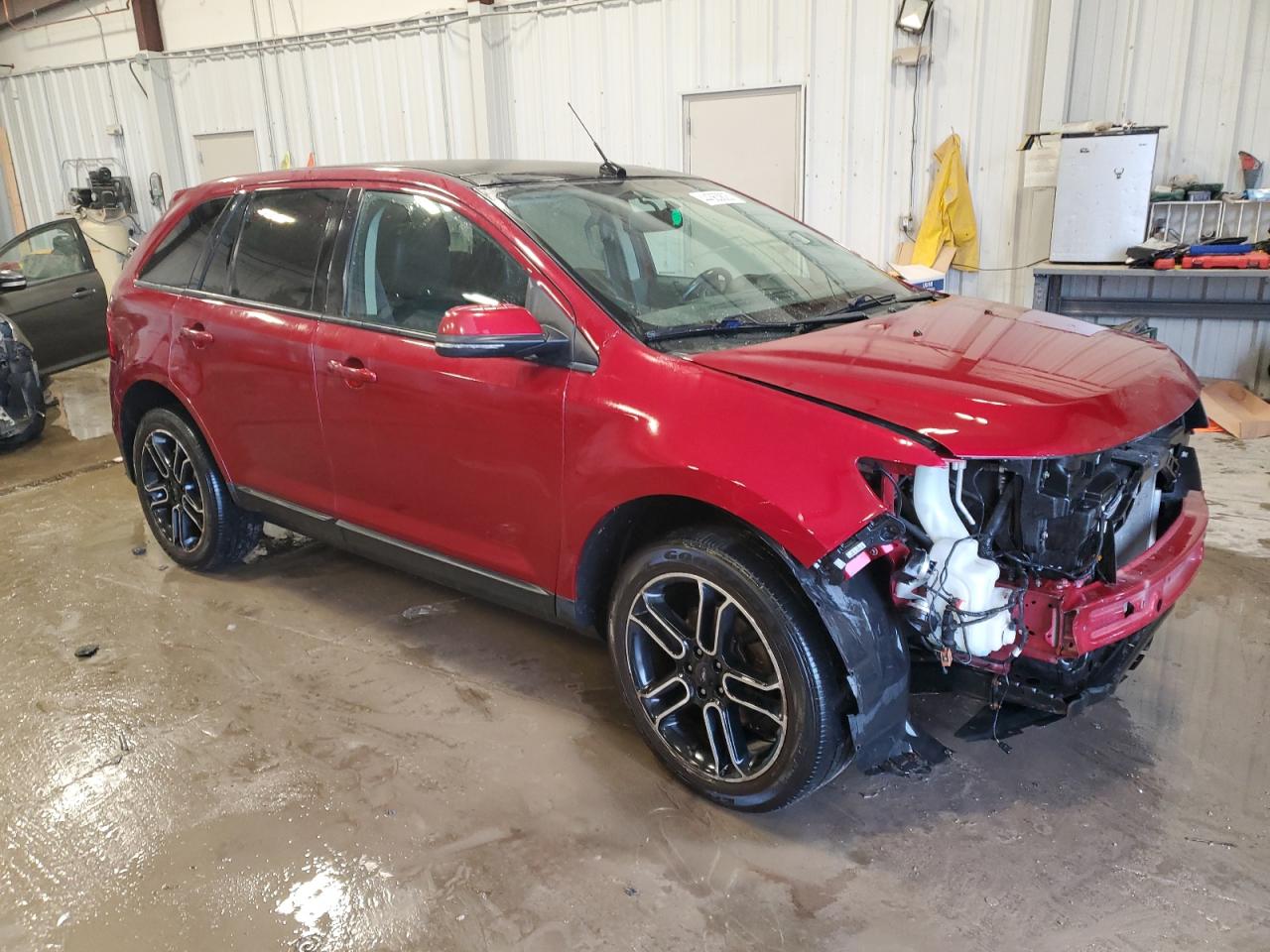 2013 Ford Edge VIN 2FMDK4JC4DBA09229 Copart auction photo, front end damage thumbnail 4