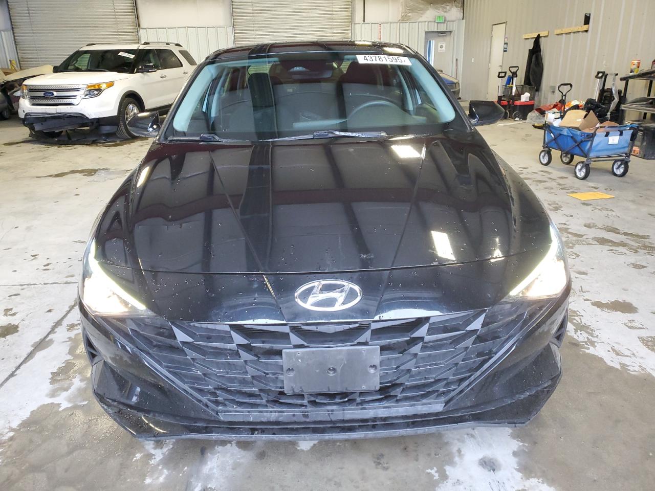 2021 Hyundai Elantra VIN KMHLM4AG0MU176383 Copart auction photo, rear end / side damage thumbnail 5