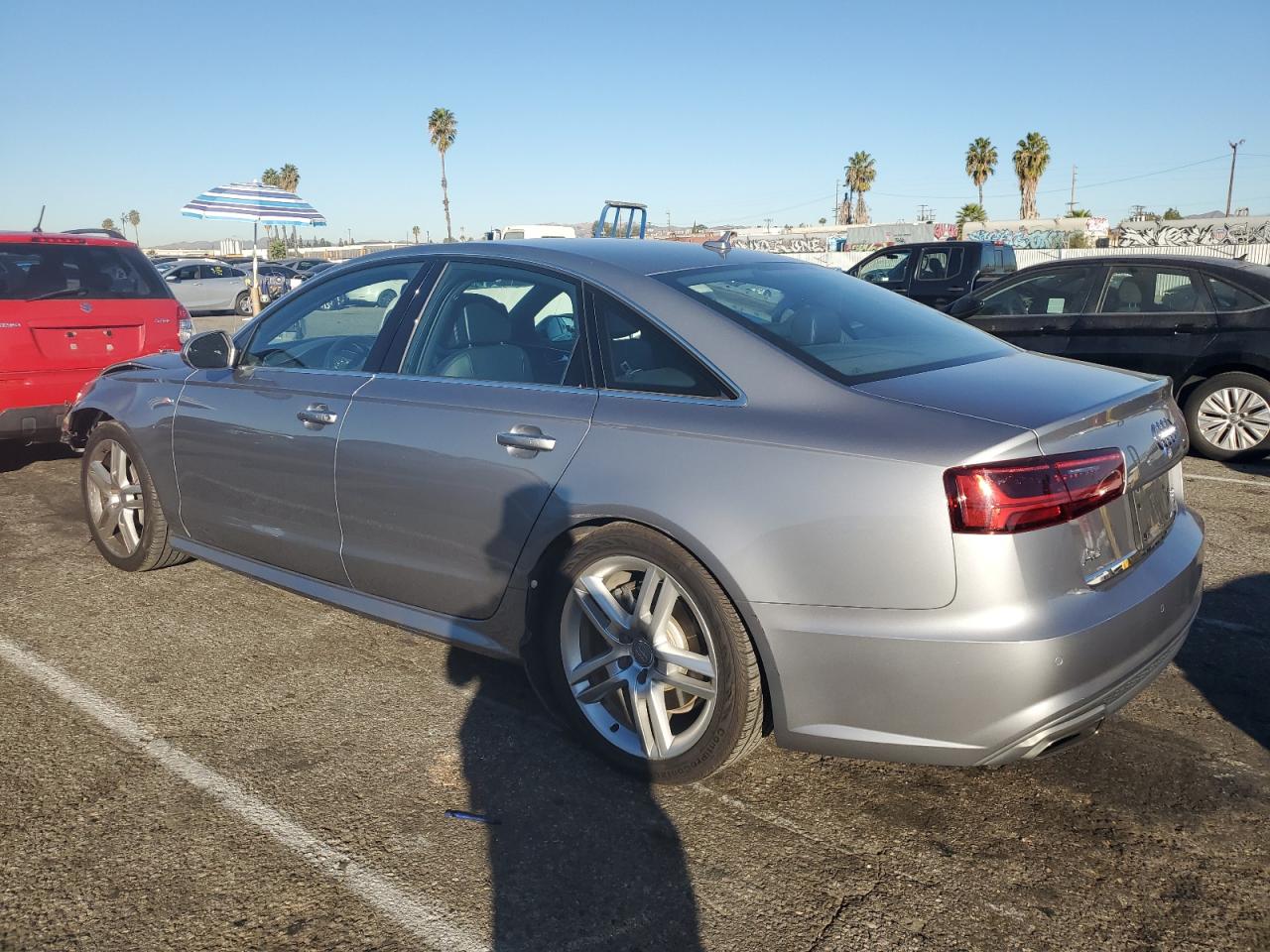 2016 Audi A6 VIN WAUGFAFC7GN020227 Copart auction photo, front end / minor dent/scratches damage thumbnail 2