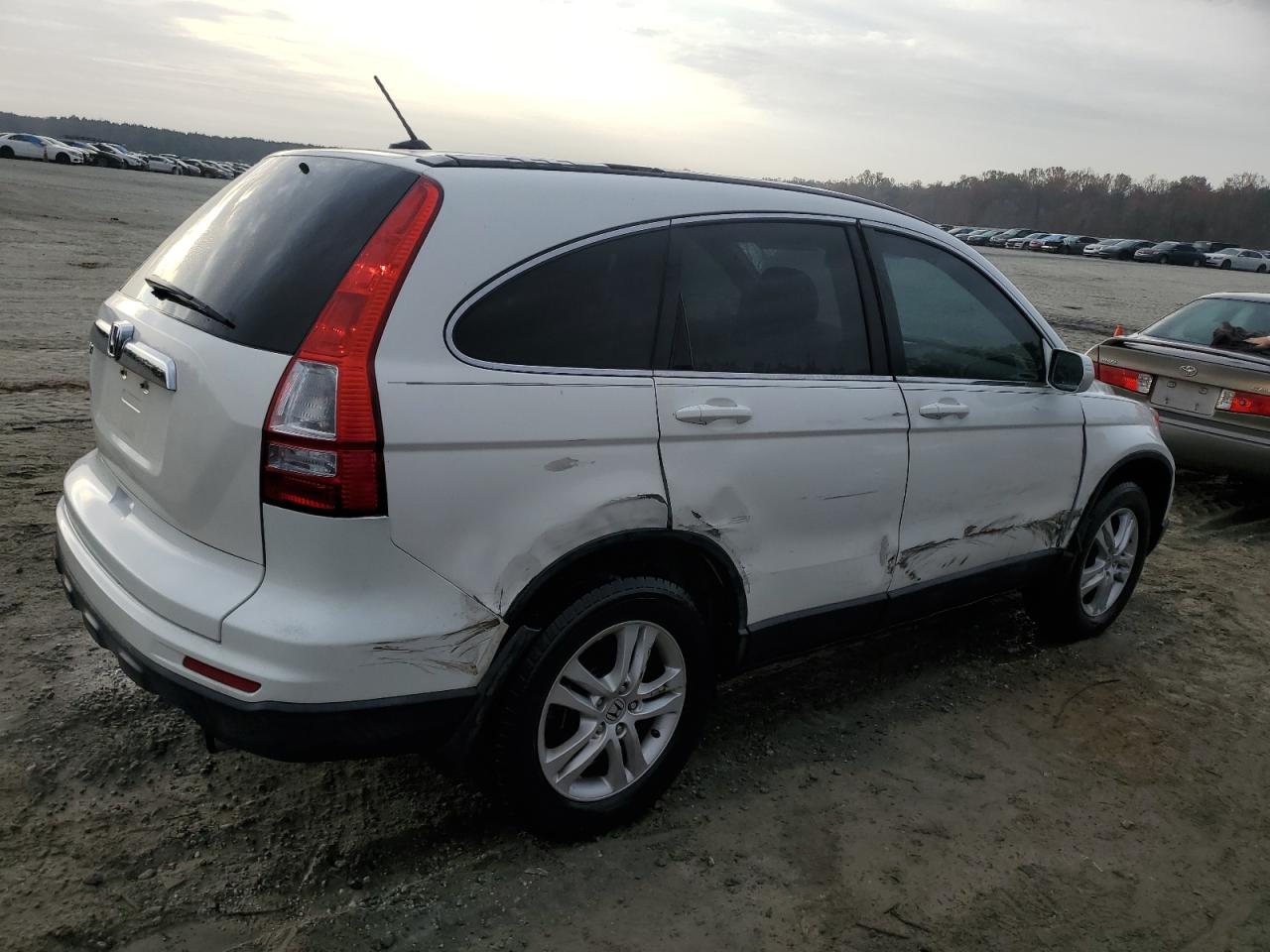 2011 Honda CR-V VIN JHLRE3H7XBC013709 Copart auction photo, side damage thumbnail 3